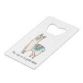 dessin animé de llama alpaga souriant (Devant Angle)