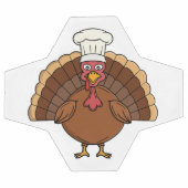 Dessin animé dinde de chef Thanksgiving (Plat)