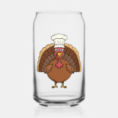 Dessin animé dinde de chef Thanksgiving (Verso)