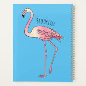 dessin animé d'oiseau Flamant rose (Dos)