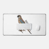 dessin animé d'oiseau-kestrel américain (Clavier et souris)