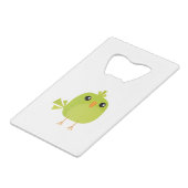 Dessin animé d'oiseau vert (Dos Angle)