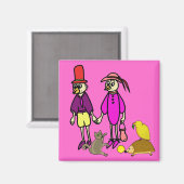 dessin animé d'oiseaux aimant (Recto/Verso)