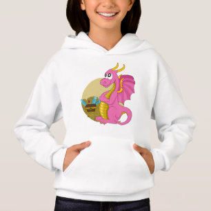 Dessin animé dragon Sweat à capuche