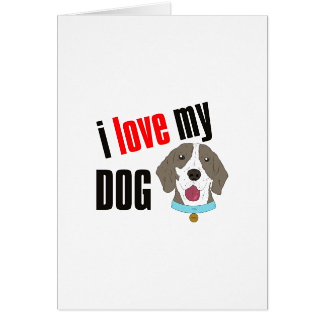 Dessin animé J'aime mon chien (Devant)