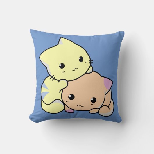dessin animé kittens coussin (Recto)