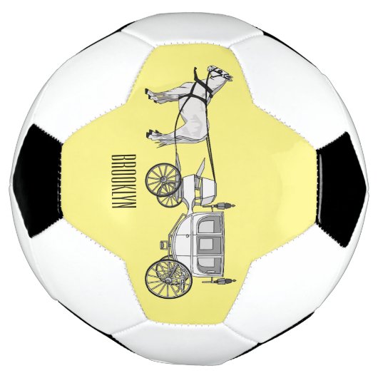 dessin animé mariage cheval & calèche (Tourné)