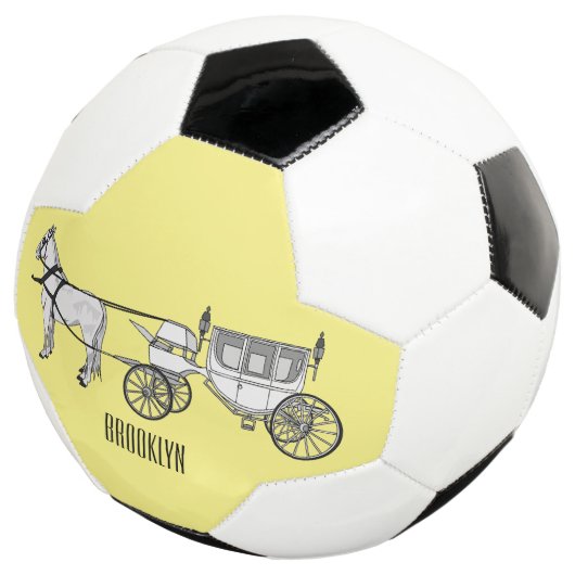 dessin animé mariage cheval & calèche (3/4)