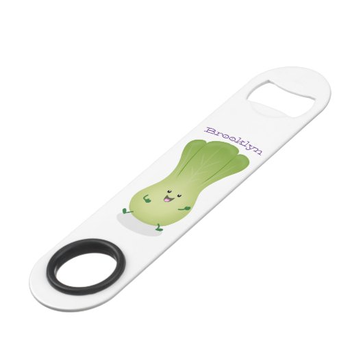 dessin animé mignon de bok choy (Devant angulaire)