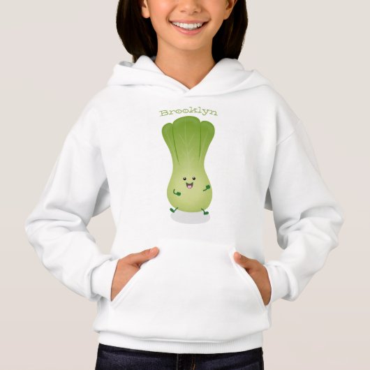 dessin animé mignon de bok choy (Devant)