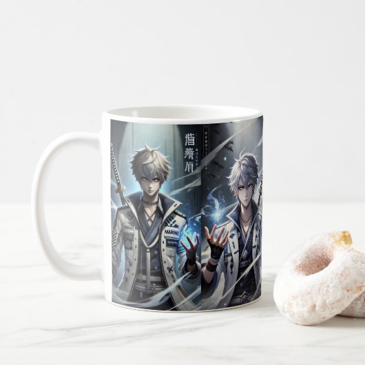 dessin animé mugs (Avec donut)