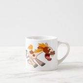 Dessin animé Pinto Horse Espresso Mug (Droite)