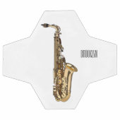 dessin animé saxophone (Plat)