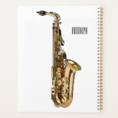 dessin animé saxophone (Dos)