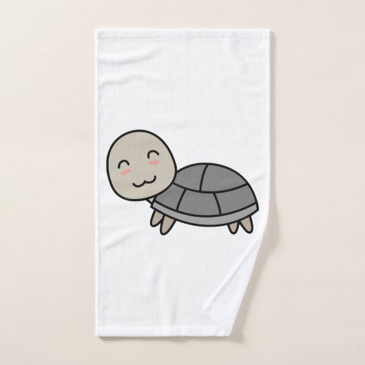Dessin animé tortue animal (Serviette à main)