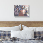 dessin au crayon de couleur sur toile (Insitu(Chambre))