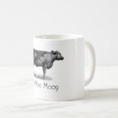 Dessin au crayon de TASSE de CAFÉ de VACHE (café (Devant droit)