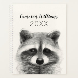 Dessin au crayon Raccoon