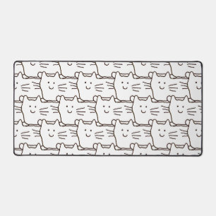 Dessin au trait de chats simples de dessin animé