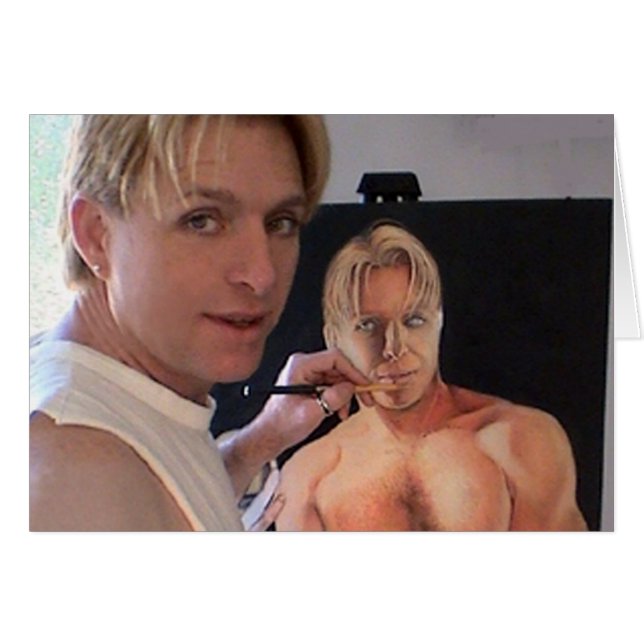 Dessin Auto-portrait (Devant horizontal)