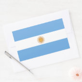 Dessin Autocollant Rectangulaire Patriotique Drape (Enveloppe)