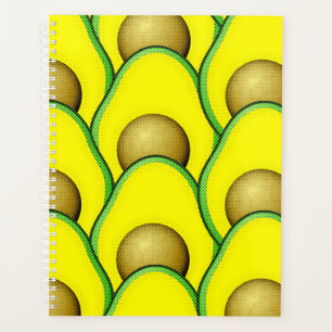 Dessin Avocado de style vintage
