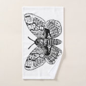 Dessin Brahmin moth (Serviette à main)