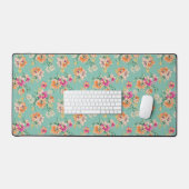 Dessin brillant Motif floral (Clavier et souris)