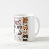 Dessin Chibi Chats Mug (Devant droit)