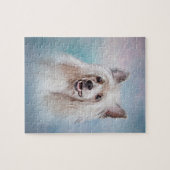 Dessin Chien chinois cri Jigsaw Puzzle (Horizontal)