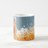 Dessin couleur 3D Customisé à café Mug 11 oz (Centre)