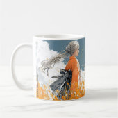Dessin couleur 3D Customisé à café Mug 11 oz (Gauche)