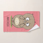 Dessin d'adorable hamster (Serviette à main)