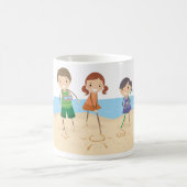 Dessin Dans La Mug De Sable (Centre)