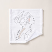 Dessin d'art en ligne - Créatif et Fruit (Gant de toilette)