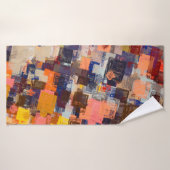 Dessin d'art moderne. Papier peint texture numériq (Serviette de bain)