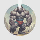 Dessin d'art pop de Gorilla Bodybuilder (devant)