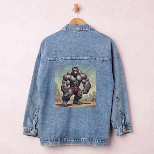 Dessin d'art pop de Gorilla Bodybuilder (Hangar)