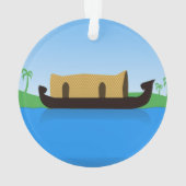 Dessin de bateau domestique du Kerala (dos)