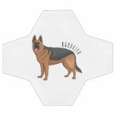 dessin de berger allemand (Plat)