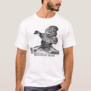 Dessin de cailles sur le T-shirt