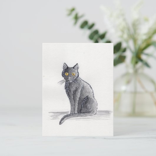 Dessin de Carol - Carte postale (Debout devant)