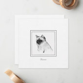 Dessin de chaloupe d'une carte de billet plat Birm (Devant/Arrière en situation)