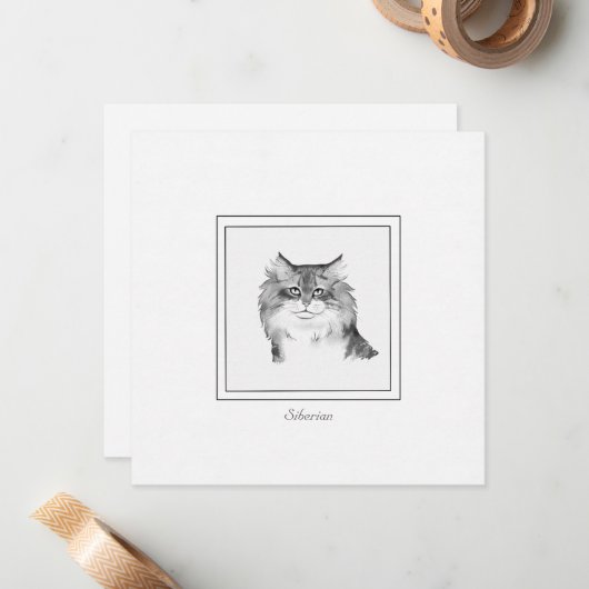 Dessin de chaloupe d'une carte de note plat de cha (Devant/Arrière en situation)