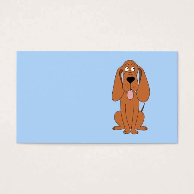 Dessin de chien Brown. Hound. (Devant)