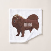 dessin de Chien Tibétain Mastiff (Gant de toilette)