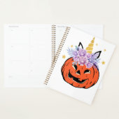 Dessin de citrouille licorne Halloween (Devant avec enveloppe)
