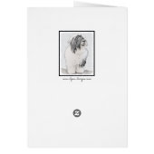 Dessin de collie à oreilles - Joli art original de (Dos)