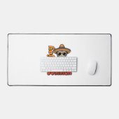 Dessin de conception de gravure vintage de chapeau (Clavier et souris)