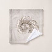 Dessin de coquille Nautilus (Gant de toilette)